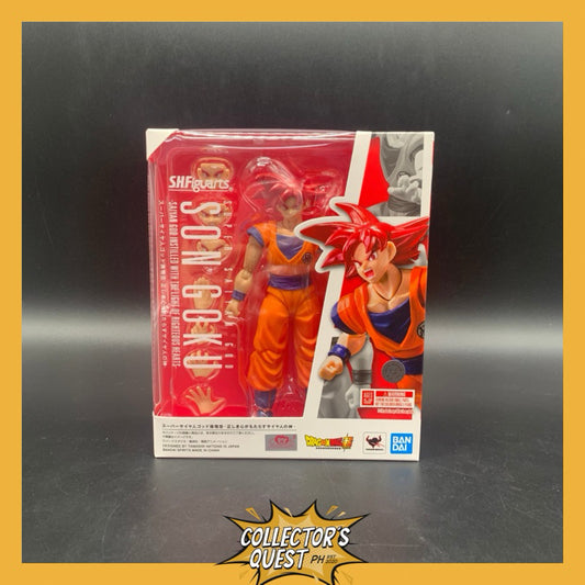 (IN STOCK) Bandai SHFiguarts Dragon Ball Z Super Saiyan God Son Goku - Saiyan God of Virtue Action Figure