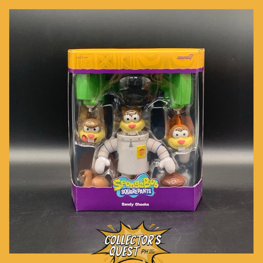 (IN STOCK) Super7 ULTIMATES! Spongebob Squarepants Sandy Cheeks - 7" Spongebob Action Figure