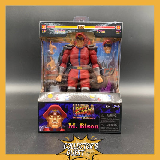 (IN STOCK ) Jada Toys Street Fighter M. Bison Figure