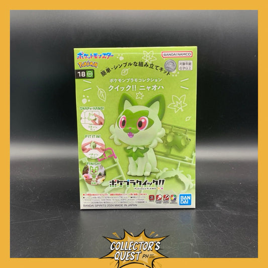 (IN STOCK) Pokemon Plamo Collection Quick! Sprigatito Set Model Kit