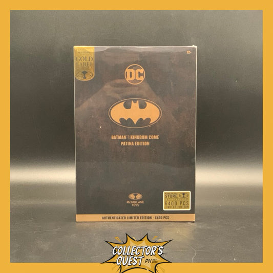 (IN STOCK) Mcfarlane DC Multiverse Armored Batman (Patina) (Gold Label) Action Figure
