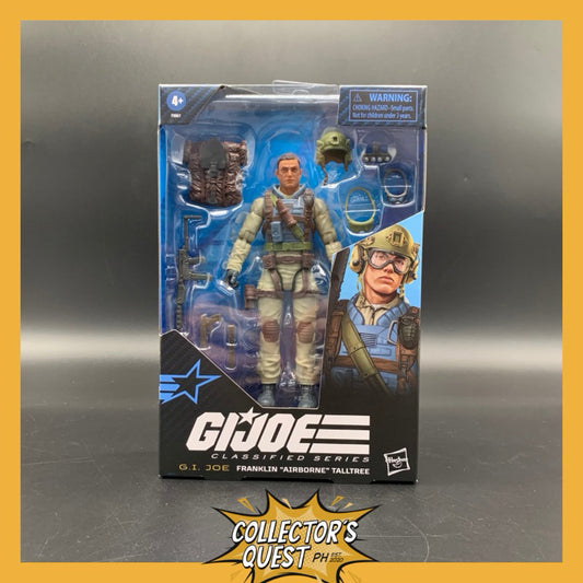 (IN STOCK) G.I. Joe Classified Series Franklin “Airborne” Talltree Action Figure