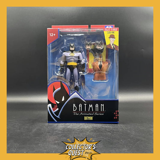 (IN STOCK) Mcfarlane Toys DC Direct Batman The Animated Series Batman Expressions Pack (Clock King Wave) Action Figure