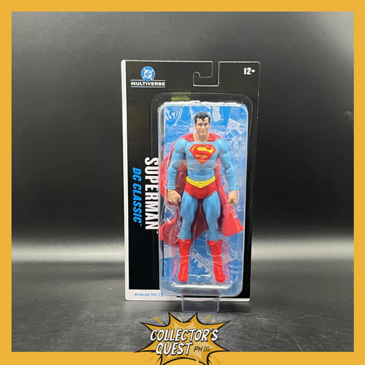 (IN STOCK) Mcfarlane Toys DC Multiverse Superman Classic Blister Carded Action Figure