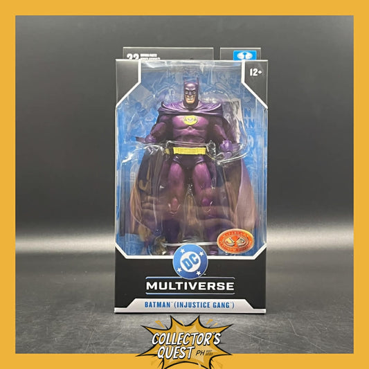 (IN STOCK) (PLATINUM) Mcfarlane DC Batman 7in- Batman (Injustice Gang) Action Figure