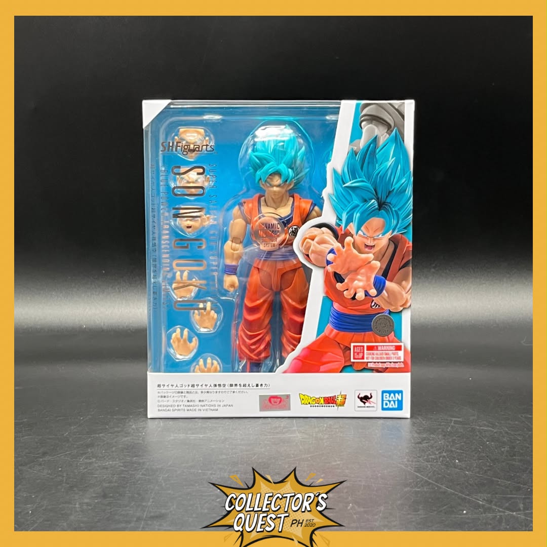 (IN STOCK) Bandai SHFiguarts Dragon Ball Z SSGSS Son Goku <Blue Power Transcending Limits> Action Figure