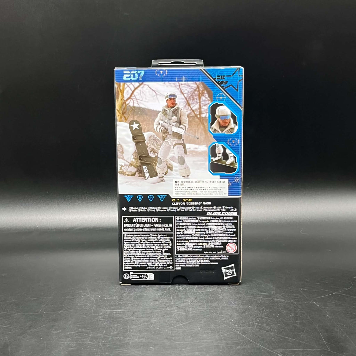 (IN STOCK) G.I. Joe Classified Series #207, Clifton "Iceberg" Nash Action Figure