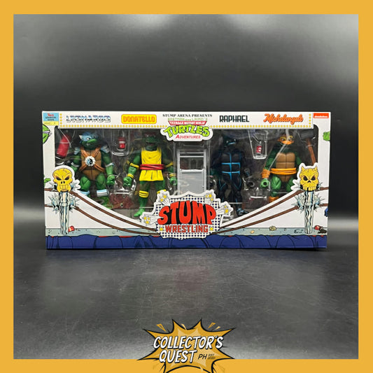 (IN STOCK) NECA Teenage Mutant Ninja Turtles (Archie Comics) - 7” Scale Action Figure - Stump Wrestling Turtles 4 Pack