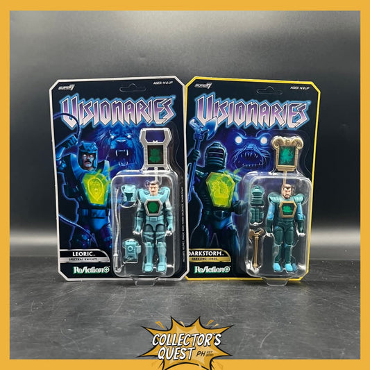(IN STOCK) SUPER7 Reaction+ Visionaries Wave 1 Darkstorm & Leoric Figure SET of 2