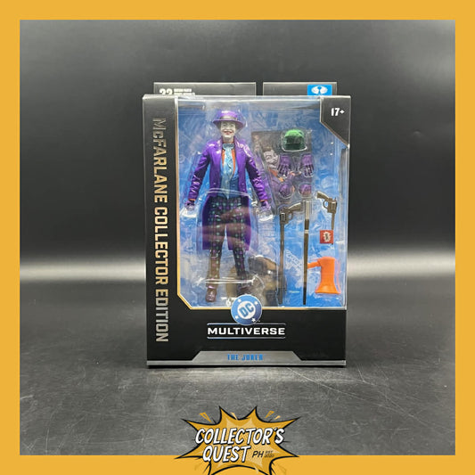 (IN STOCK) DC Mcfarlane Collector Edition 7IN WV14 -  #57 The Joker (Batman 1989 Jack Nicholson Inspired) Action Figure