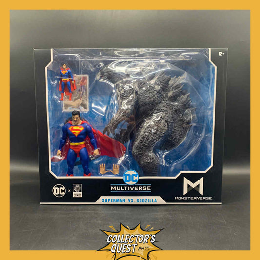 (IN STOCK) Mcfarlane DC Justice League Monsterverse 2-pack- Superman vs. Godzilla Action Figure