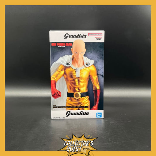 (IN STOCK) Bandai Grandista One Punch Man Saitama Metallic Ver. Posed Figure
