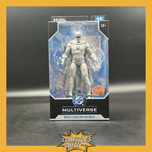 (IN STOCK) (PLATINUM) Mcfarlane DC Batman 7in- White Lantern Batman (Brightest Day) Action Figure
