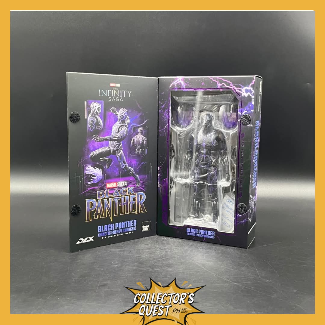 (IN STOCK) Threezero DLX Marvel Black Panther (Charged Version) Action Figure
