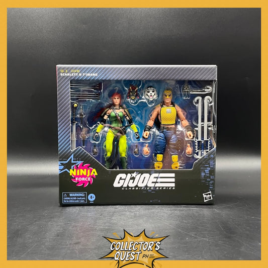 (IN STOCK) G.I. Joe Classified Series Ninja Force Scarlett & T'Jbang Action Figure