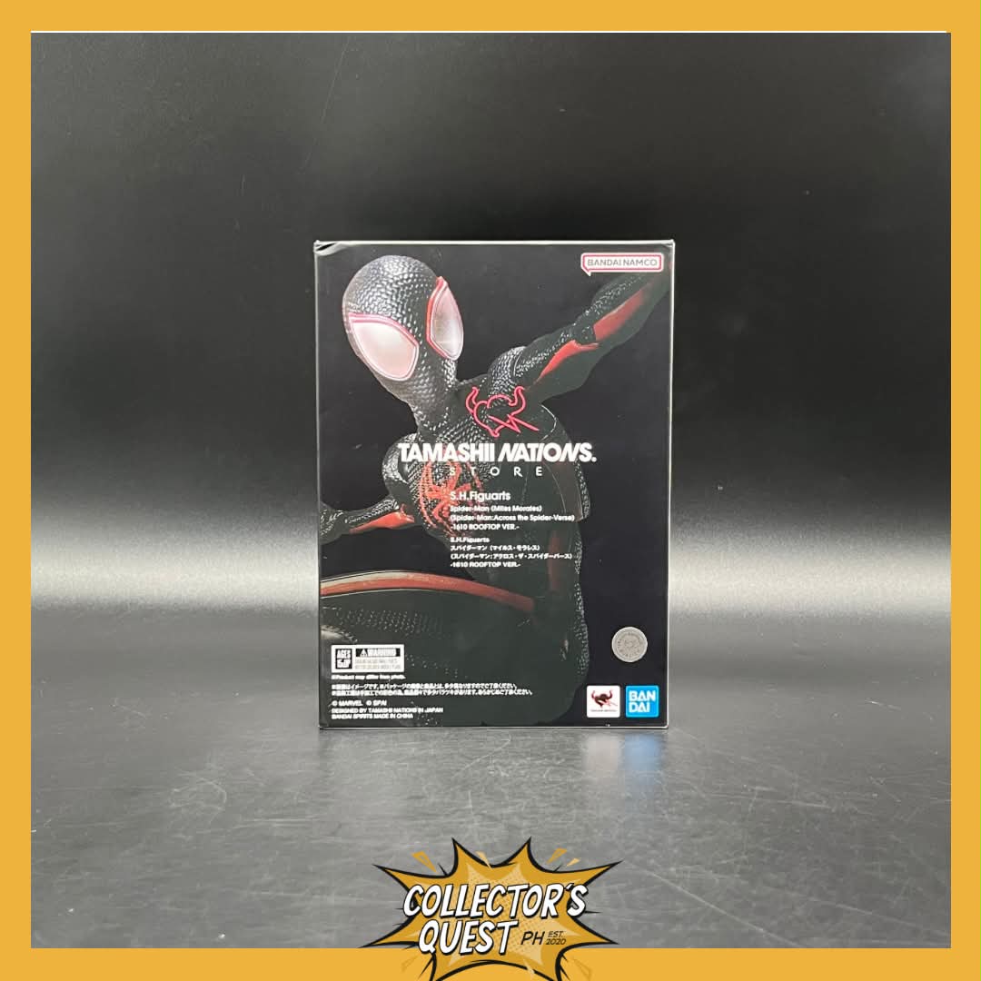 (IN STOCK) Bandai Tamashii Nations Store Exclusive Spider-Man (Miles Morales) 1610 Rooftop Version (SpiderMan: Across the Spider-Verse) Action Figure