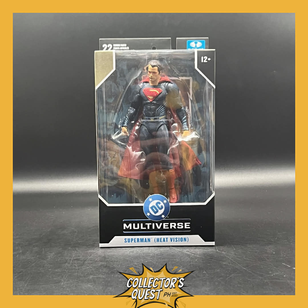(IN STOCK) Mcfarlane Toys  DC Multiverse Batman V Superman BVS 2016 Superman Heat Vision Henry Cavill Action Figure