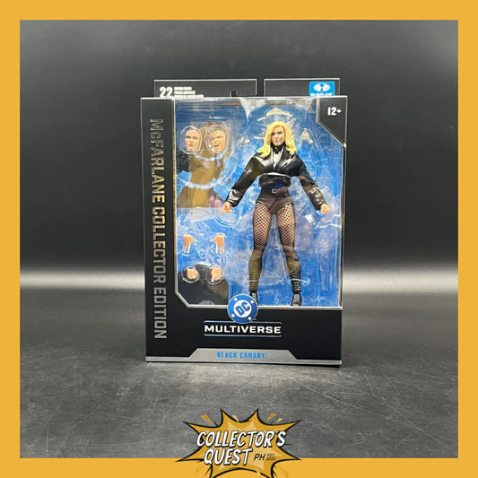(IN STOCK) DC Mcfarlane Collector Edition 7IN WV14 - #54 Black Canary Action Figure