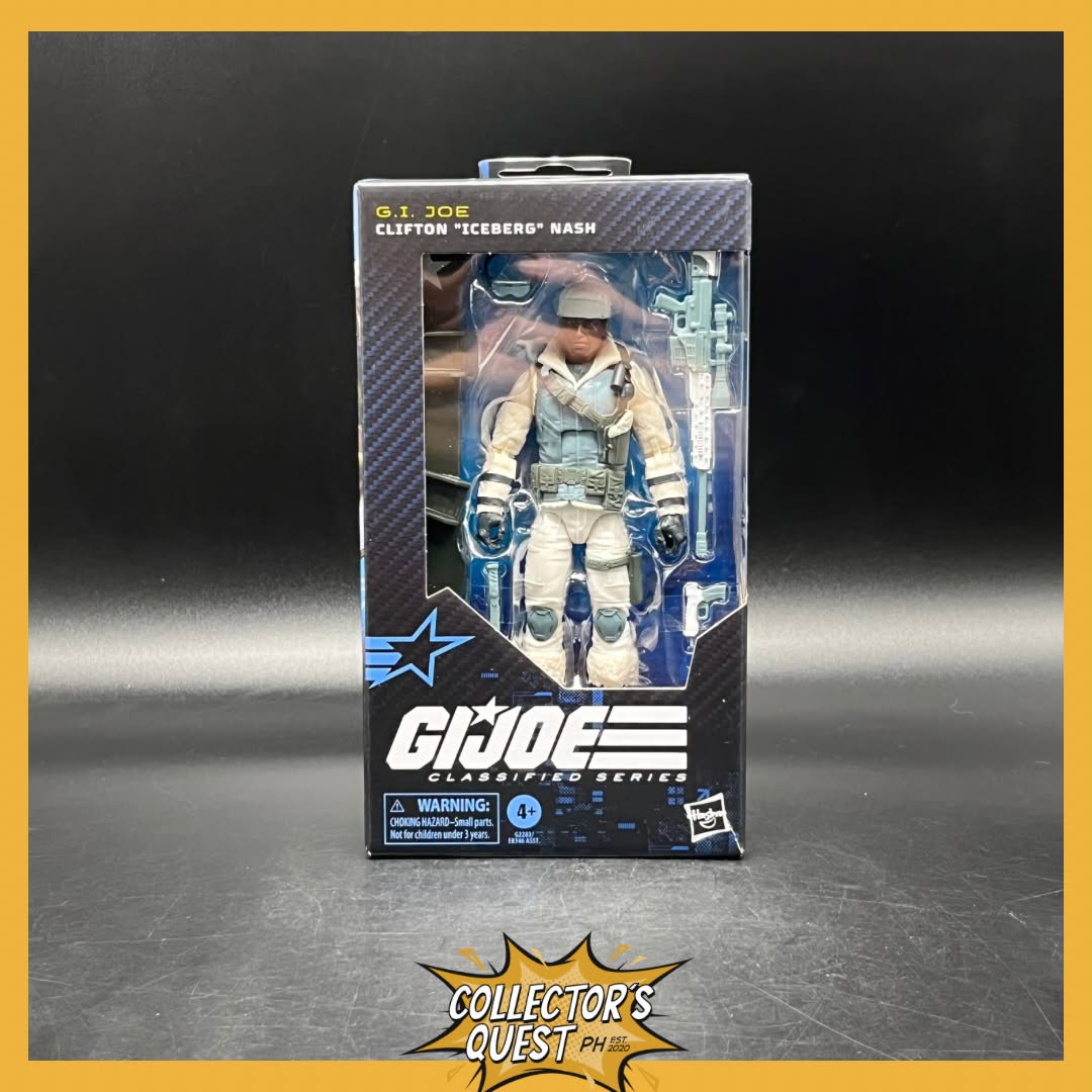 (IN STOCK) G.I. Joe Classified Series #207, Clifton "Iceberg" Nash Action Figure
