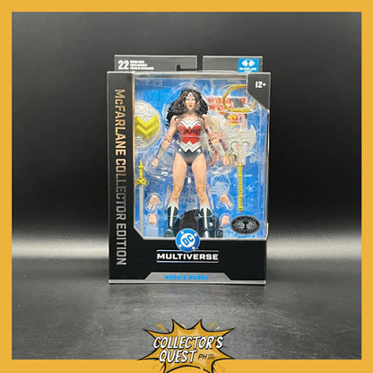 (IN STOCK) (PLATINUM) DC Mcfarlane Collector's Edition Wonder Woman 80's Action Figure