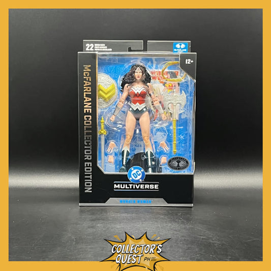 (IN STOCK) (PLATINUM) DC Mcfarlane Collector's Edition Wonder Woman 80's Action Figure