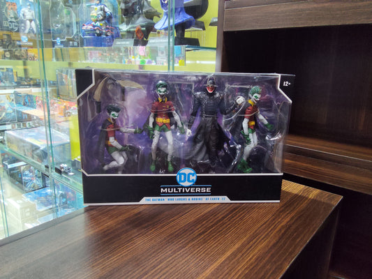 (IN STOCK) DC Multiverse The Batman Who Laughs & Robin of Earth -22 Action Figure