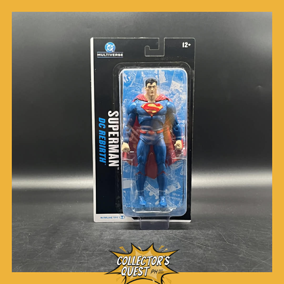 (IN STOCK) Mcfarlane Toys DC Multiverse Superman Rebirth Blister Pack Action Figure