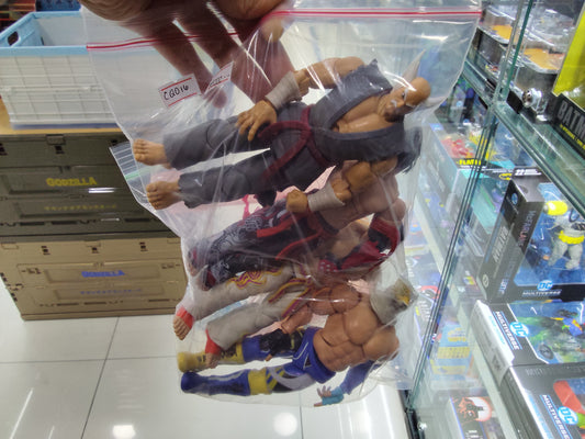 (LOOSE) Tekken Game Dimension Jin, Kazuya, Heihachi, King Figure