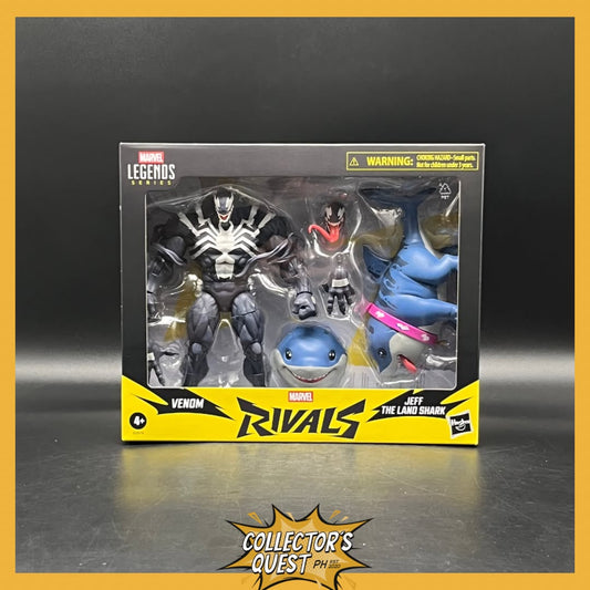 (IN STOCK) Marvel Legends Marvel Rivals Venom & Jeff The Land Shark 2-Pack Action Figures