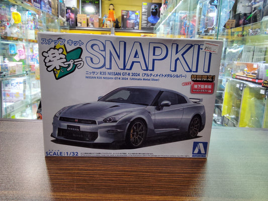 (IN STOCK) SNAPKIT Nissan R35 Nissan GT-R 2024 (Ultimate Metal Silver)