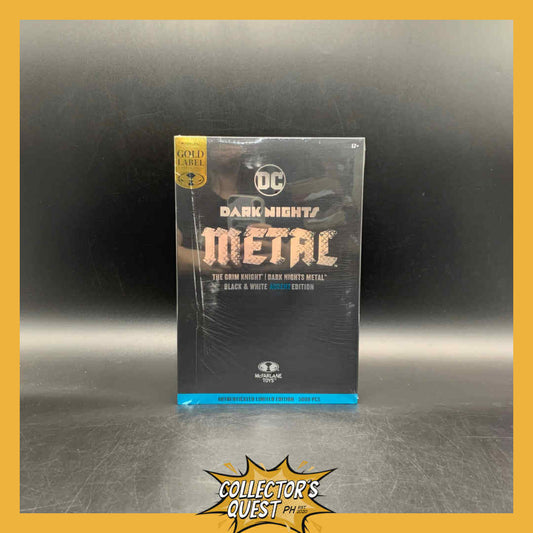 (IN STOCK) Mcfarlane DC Multiverse 7in The Grim Knight (Dark Nights Metal) (Black & White Accent)(Gold Label) Action Figure
