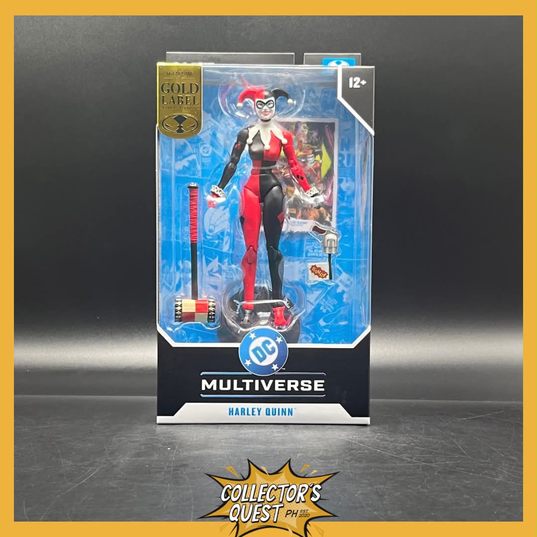 (IN STOCK) DC Multiverse Harley Quinn (Bronze Age) (Gold Label) Action Figure