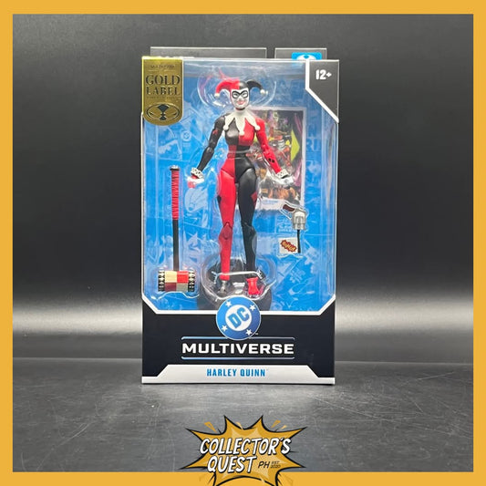 (IN STOCK) DC Multiverse Harley Quinn (Bronze Age) (Gold Label) Action Figure