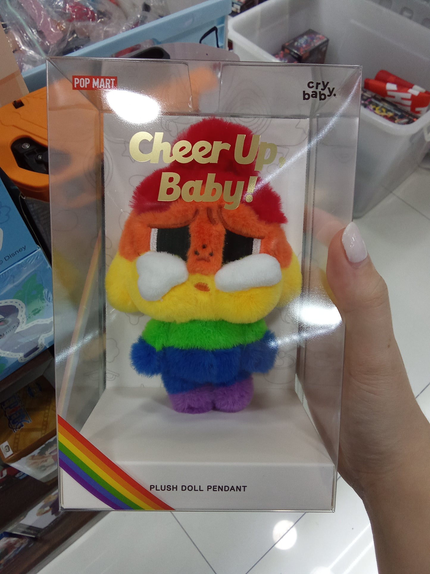 (SB) Cheer Up Baby! Rainbow Plush Doll Pendant