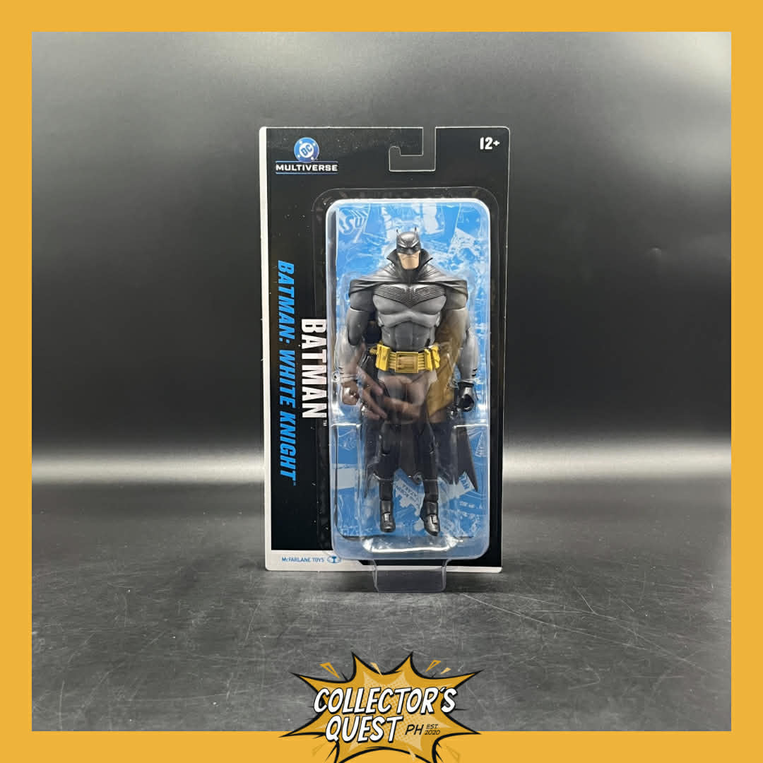 (IN STOCK) Mcfarlane Toys DC Multiverse White Knight Batman Blister Pack Action Figure