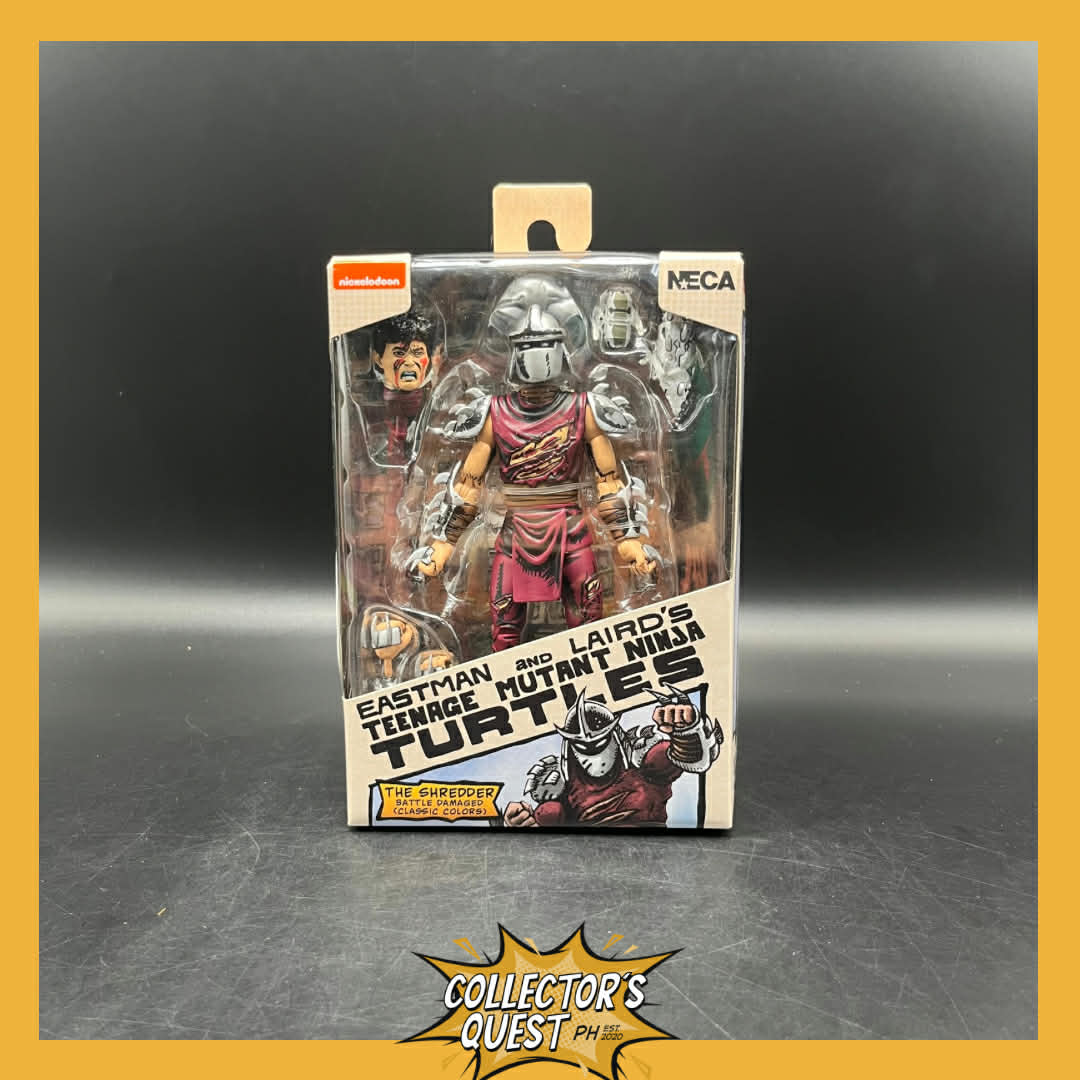 (IN STOCK) NECA TMNT (Mirage Comics) 7in Battle Damaged Shredder Action Figure